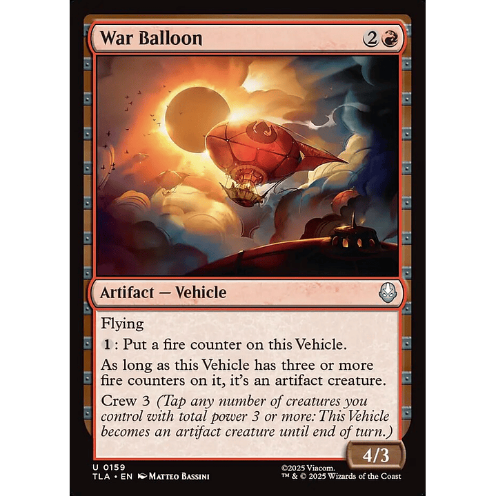 War Balloon | Inglés | NM | TLA 1