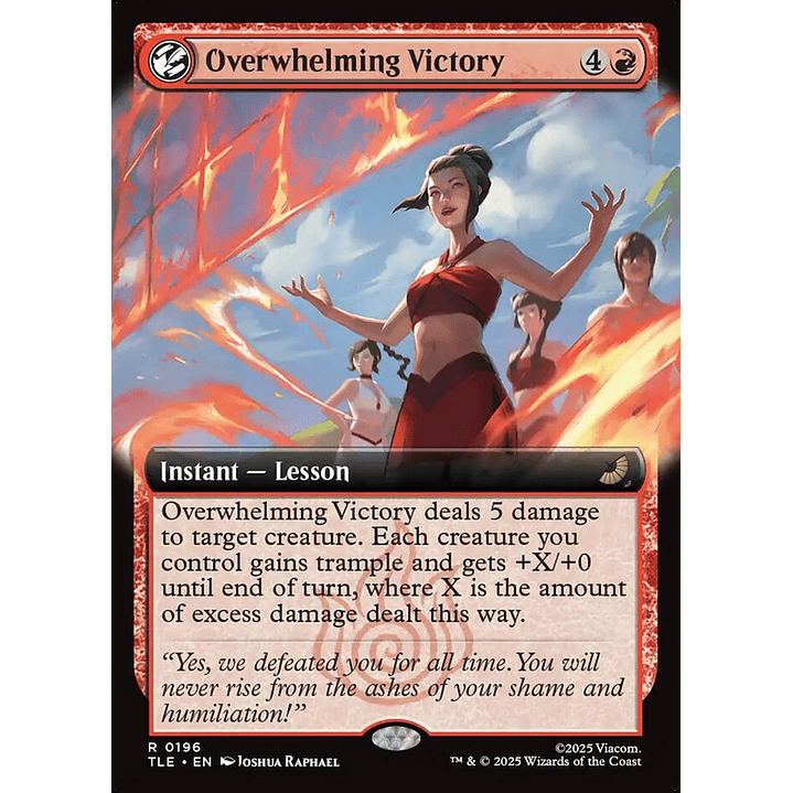 Overwhelming Victory (Extended Art foil) | Inglés | NM | TLE 1