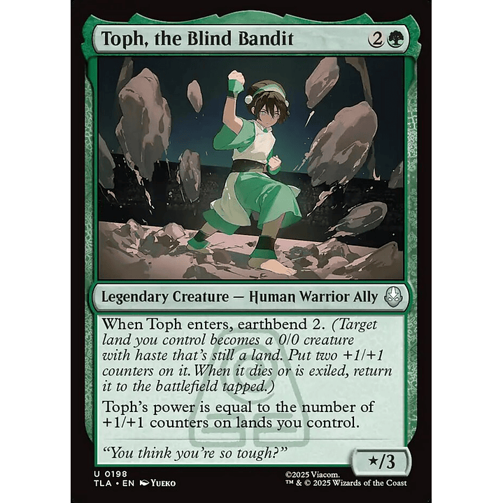 Toph, the Blind Bandit | Inglés | NM | TLA 1
