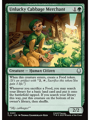 Unlucky Cabbage Merchant (foil) | Inglés | NM | TLA