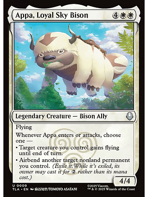 Appa, Loyal Sky Bison | Inglés | NM | TLA