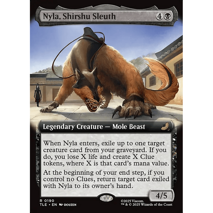 Nyla, Shirshu Sleuth (Extended Art foil) | Inglés | NM | TLE 1