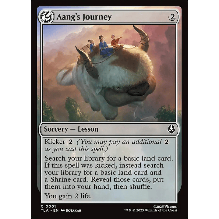 Aang's Journey (foil) | Español | NM | TLA 1