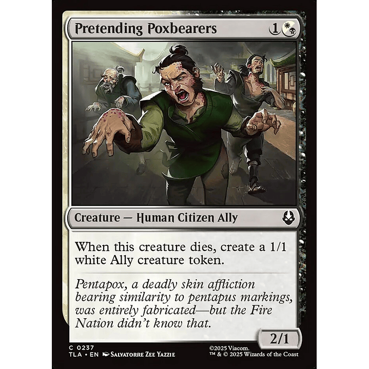 Pretending Poxbearers | Inglés | NM | TLA 1