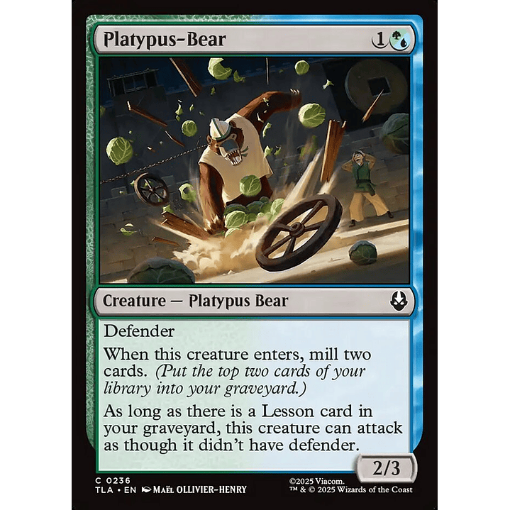 Platypus-Bear (foil) | Inglés | NM | TLA 1