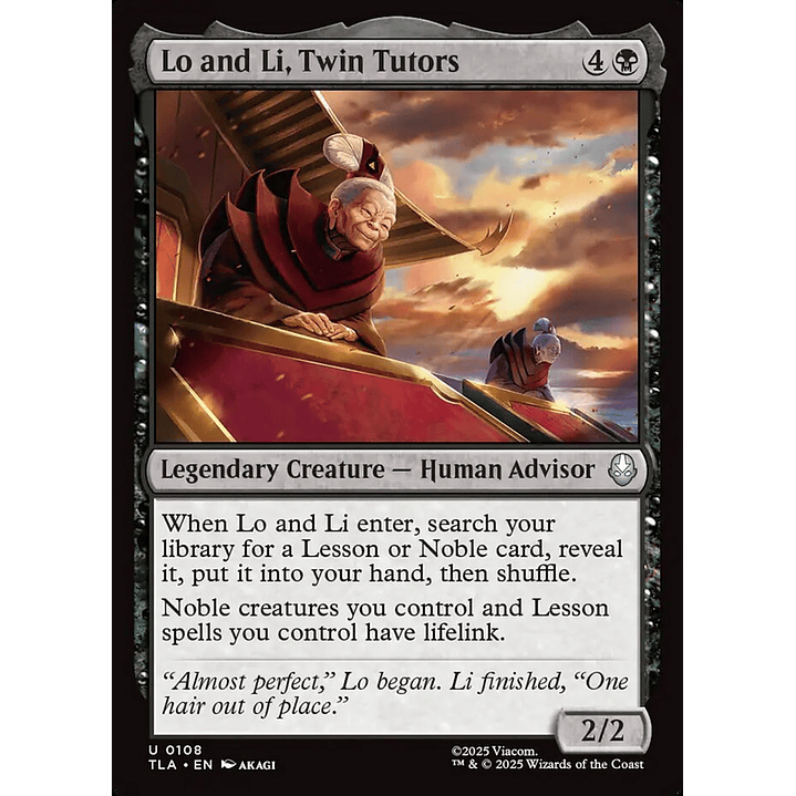 Lo and Li, Twin Tutors (foil) | Español | NM | TLA 1