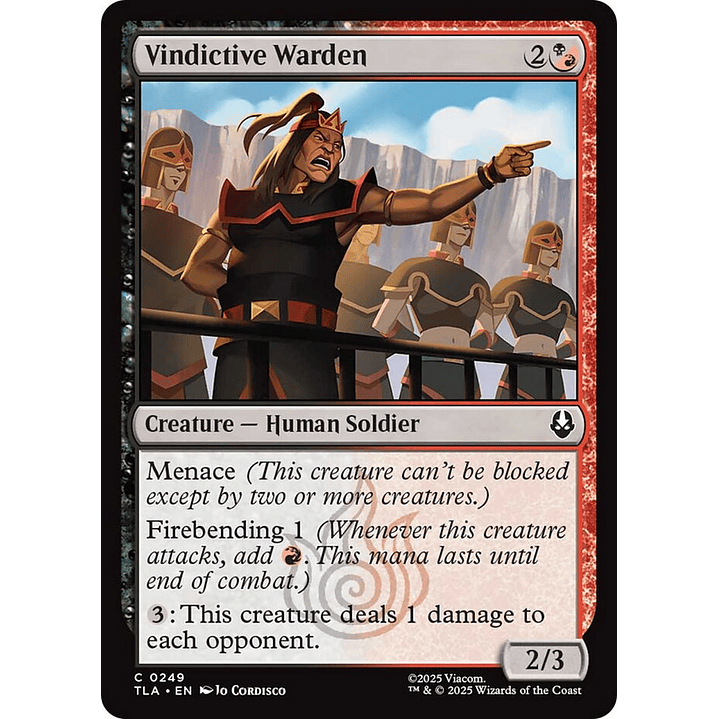 Vindictive Warden (foil) | Inglés | NM | TLA 1