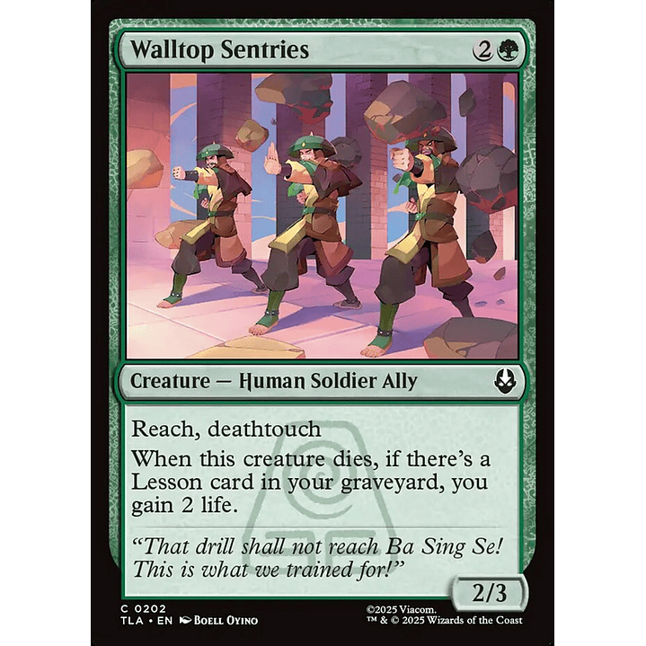 Walltop Sentries | Español | NM | TLA 1