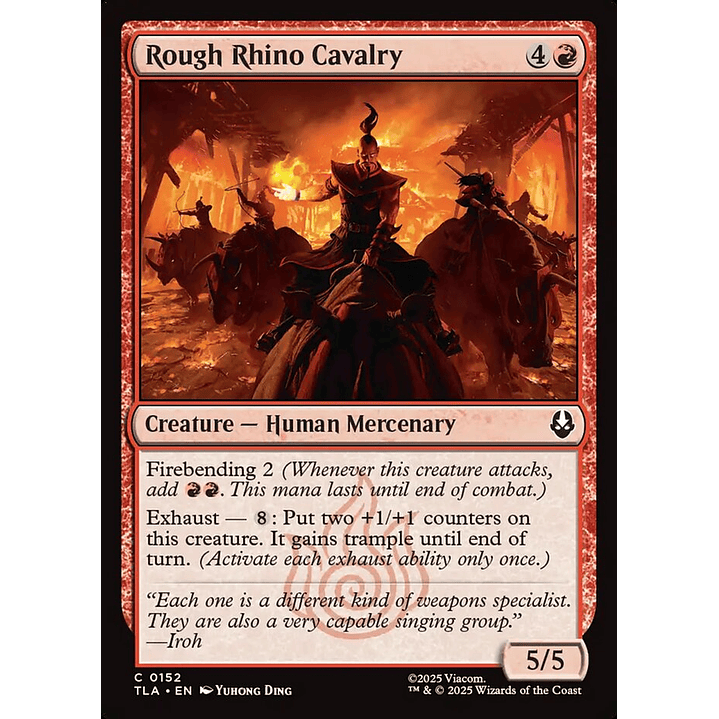 Rough Rhino Cavalry (foil) | Inglés | NM | TLA 1