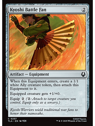 Kyoshi Battle Fan (foil) | Español | NM | TLA