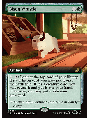 Bison Whistle (Extended Art foil) | Inglés | NM | TLE