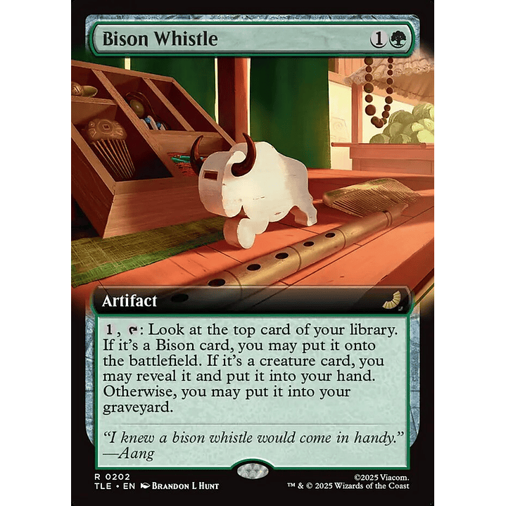 Bison Whistle (Extended Art foil) | Inglés | NM | TLE 1