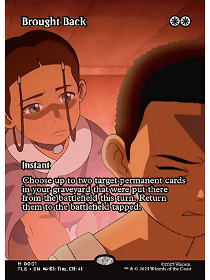 Brought Back (Borderless) | Inglés | NM | TLE