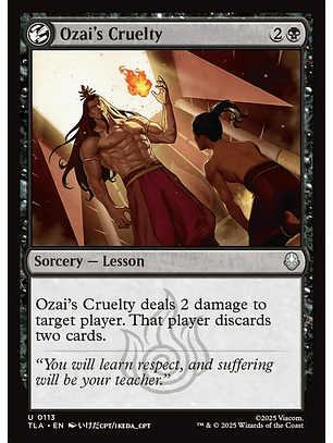 Ozai's Cruelty | Inglés | NM | TLA