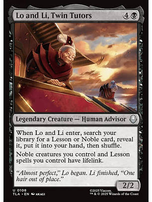 Lo and Li, Twin Tutors (foil) | Inglés | NM | TLA