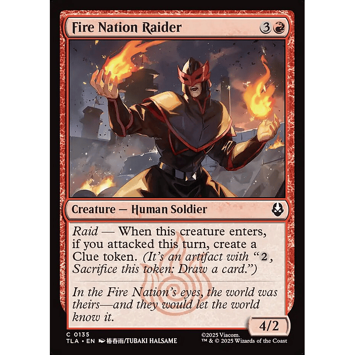 Fire Nation Raider (foil) | Inglés | NM | TLA 1