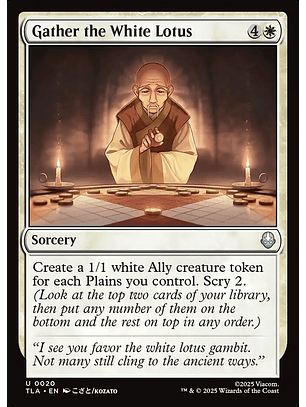 Gather the White Lotus | Inglés | NM | TLA