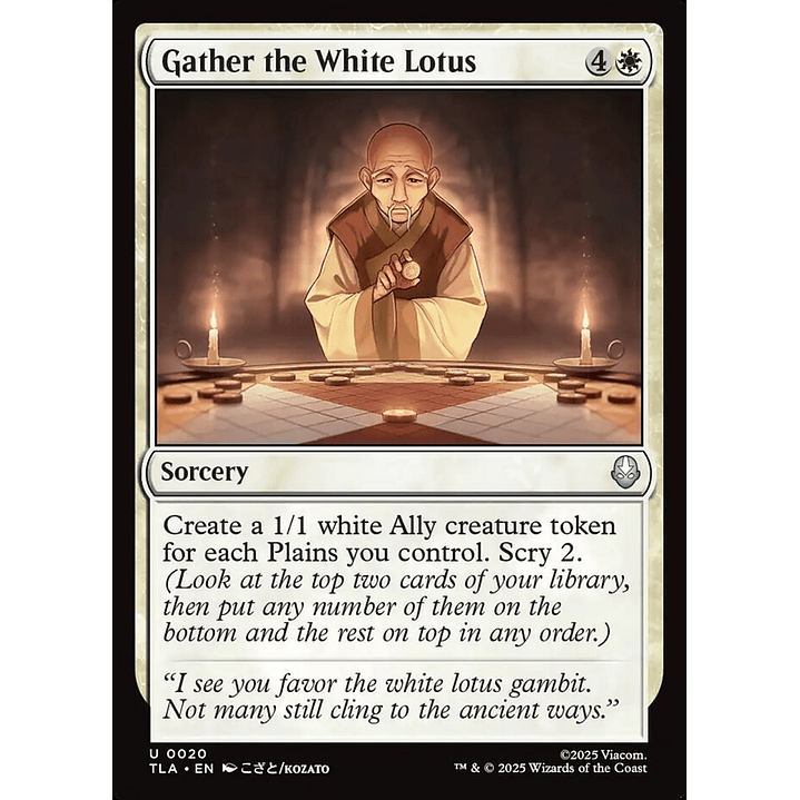 Gather the White Lotus | Inglés | NM | TLA 1