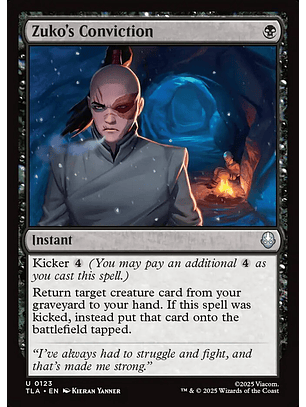 Zuko's Conviction | Inglés | NM | TLA