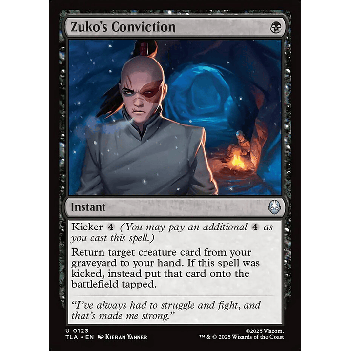Zuko's Conviction | Inglés | NM | TLA 1