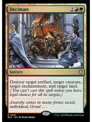Decimate | Inglés | NM | BLC