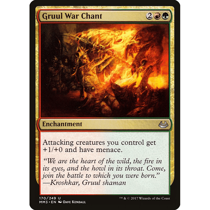 Gruul War Chant | Inglés | NM | MM3 1