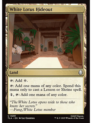 White Lotus Hideout | Inglés | NM | TLA
