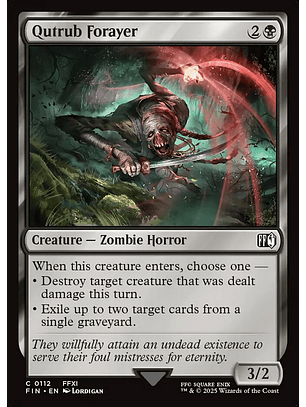 Qutrub Forayer | Inglés | NM | FIN