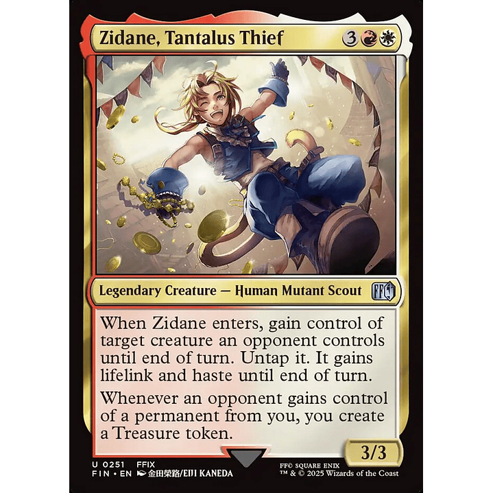Zidane, Tantalus Thief | Inglés | NM | FIN 1