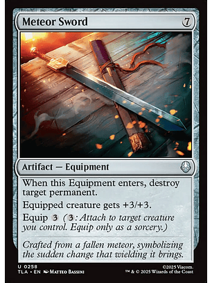 Meteor Sword | Inglés | NM | TLA