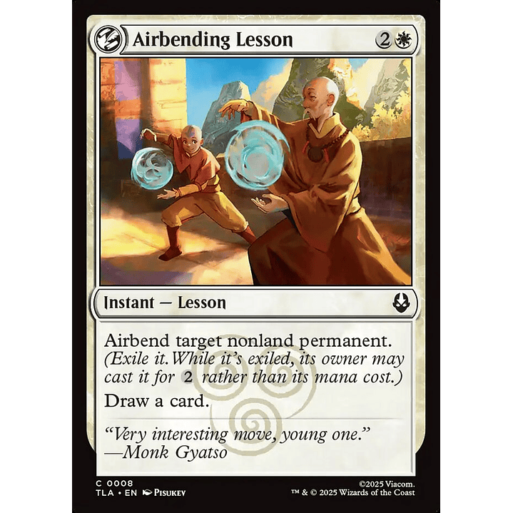 Airbending Lesson (foil) | Inglés | NM | TLA 1