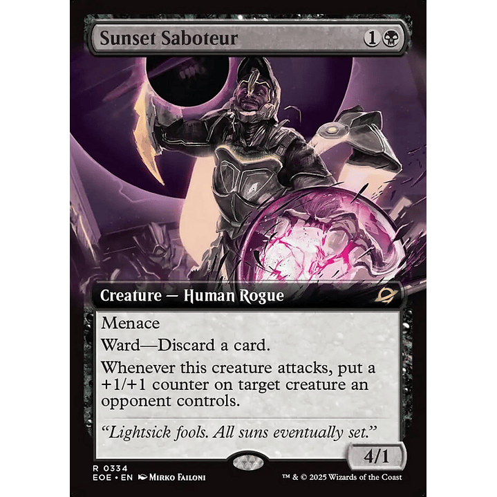 Sunset Saboteur (Extended Art) | Inglés | NM | EOE 1