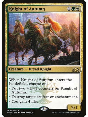 Knight of Autumn | Inglés | NM | GRN
