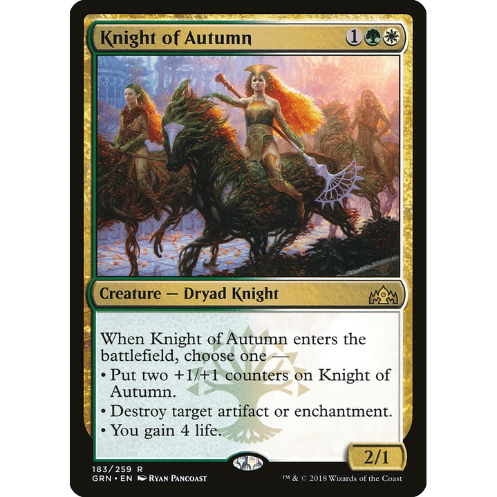 Knight of Autumn | Inglés | NM | GRN 1