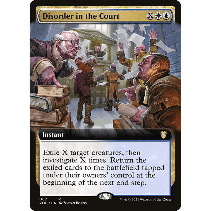Disorder in the Court (Extended Art) | Inglés | NM | VOC 1