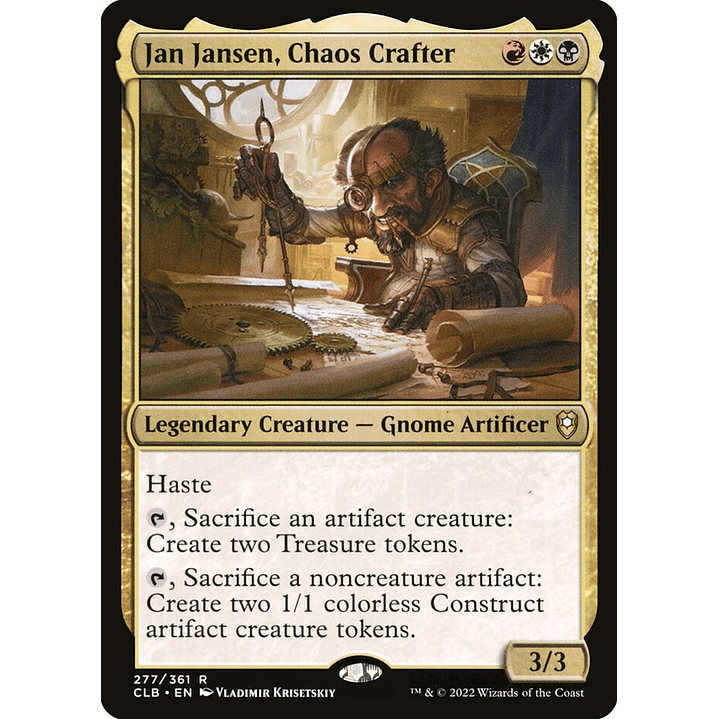 Jan Jansen, Chaos Crafter | Inglés | NM | CLB 1
