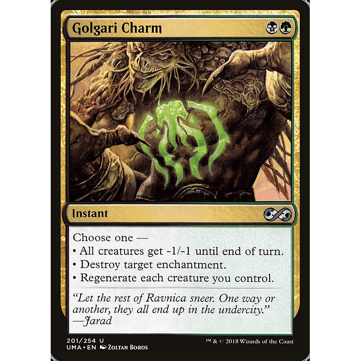 Golgari Charm | Inglés | NM | UMA 1
