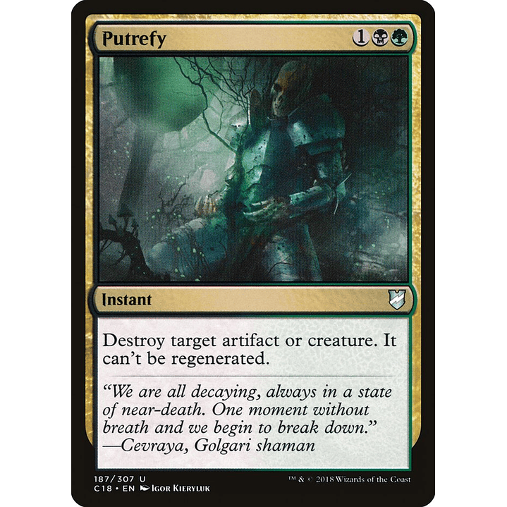 Putrefy | Inglés | NM | C18 1