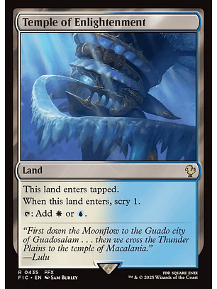 Temple of Enlightenment (Surge Foil) | Español | NM | FIC