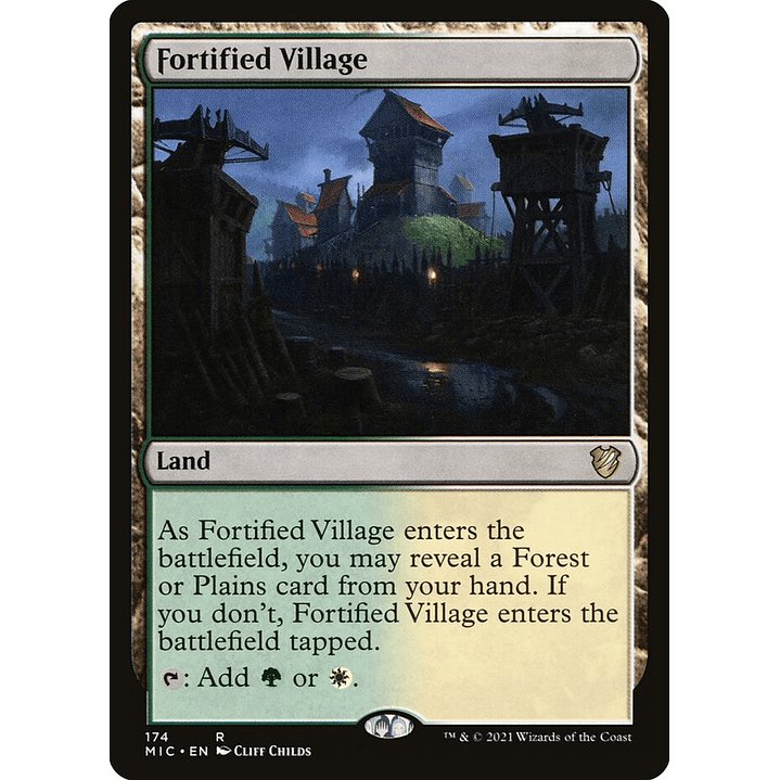 Fortified Village | Inglés | NM | MIC 1