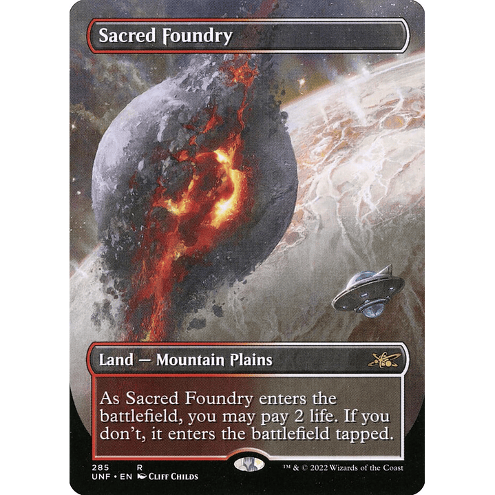 Sacred Foundry (Borderless) | Inglés | NM | UNF 1