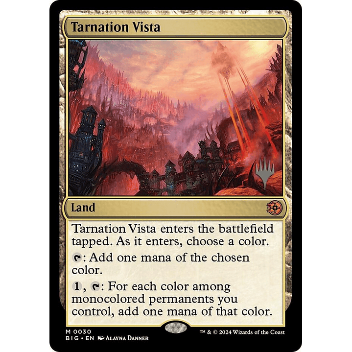 Tarnation Vista (foil) | Inglés | NM | PBIG 1
