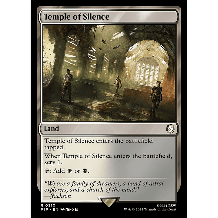 Temple of Silence | Inglés | NM | PIP 1