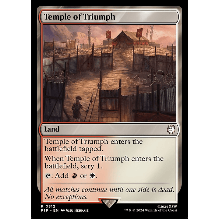 Temple of Triumph | Inglés | NM | PIP 1