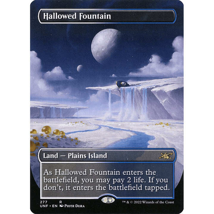 Hallowed Fountain (Borderless foil) | Inglés | NM | UNF 1