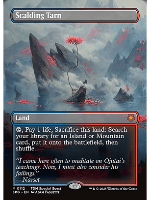 Scalding Tarn (Borderless) | Español | NM | SPG