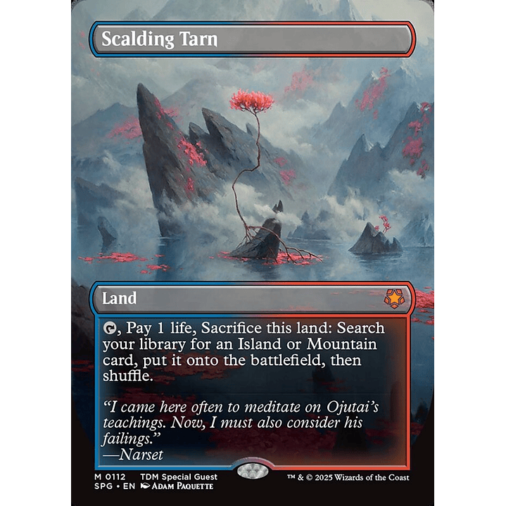 Scalding Tarn (Borderless) | Español | NM | SPG 1