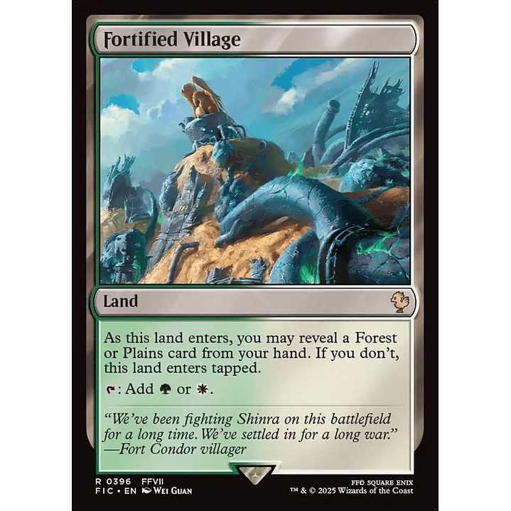 Fortified Village (Surge Foil) | Español | NM | FIC 1