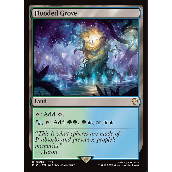Flooded Grove (Surge Foil) | Español | NM | FIC 1