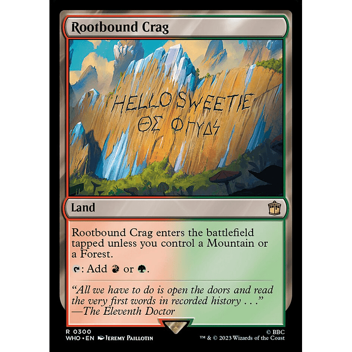 Rootbound Crag | Inglés | NM | WHO 1